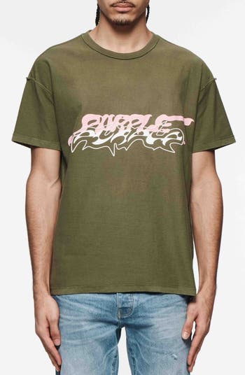 Tシャツ・カットソー PURPLE BRAND Textured Inside Out cotton t-shirt Sneaker Politics