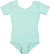 Leveret Girls Short Sleeve Leotard