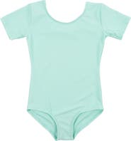 Leveret Girls Short Sleeve Leotard
