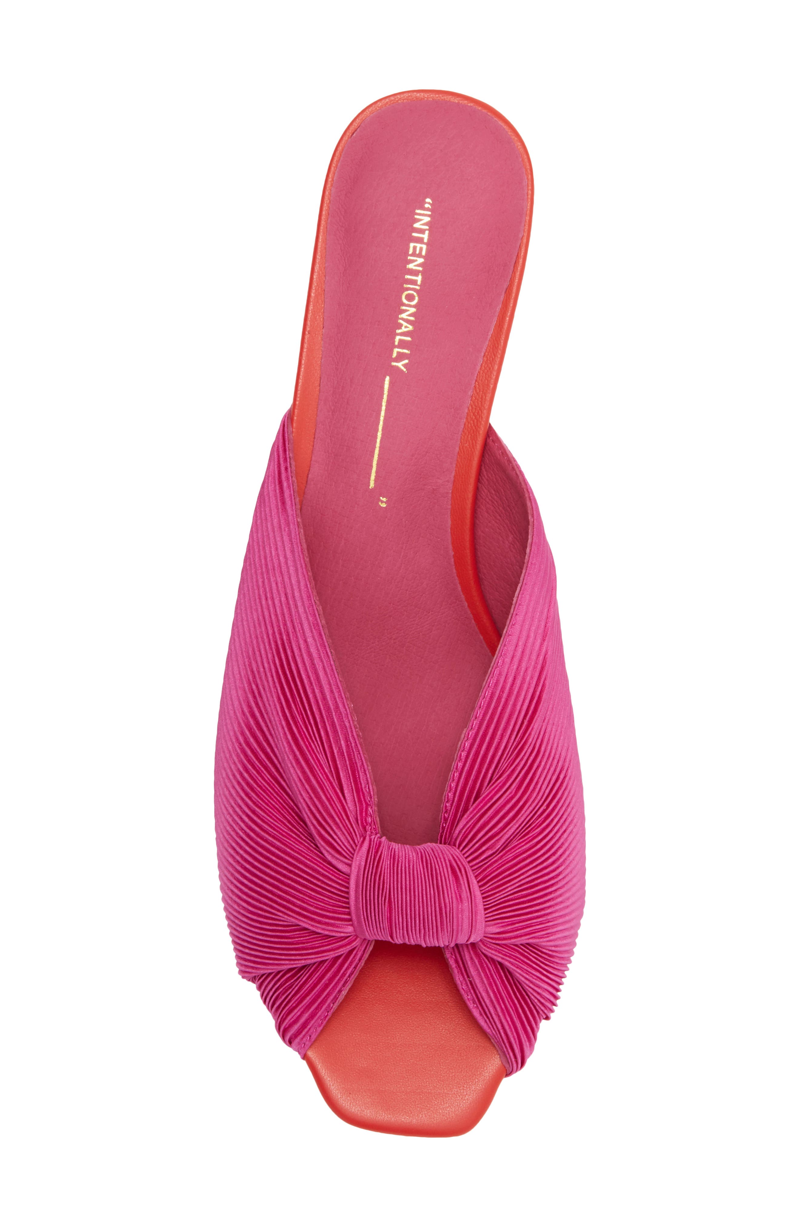 Curfew Knot Slide Sandal, Alternate, color, FLAMINGO