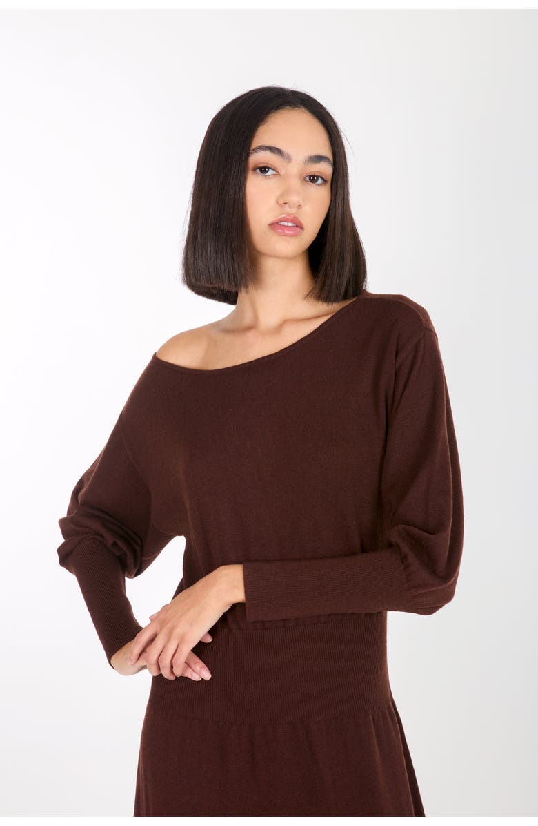 Super Natural by Secret Mission Morgan Dress, Alternate, color, Chocolate