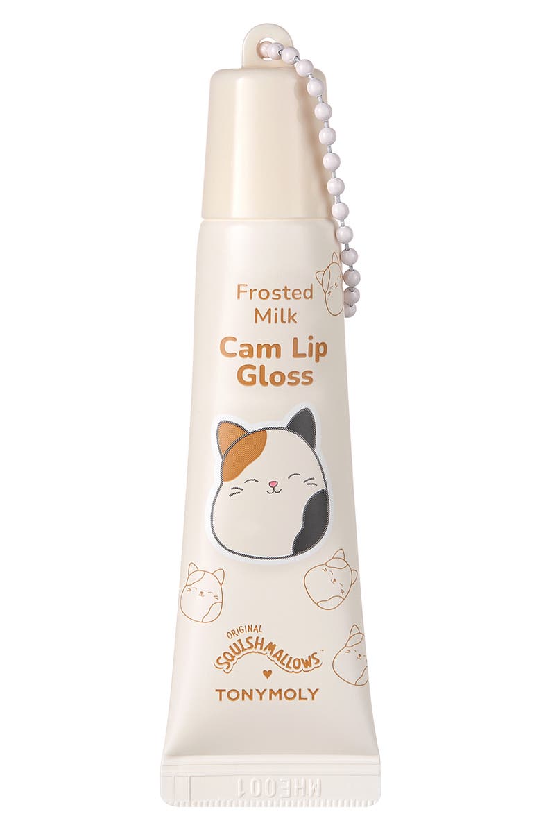 TONYMOLY x Squishmallow Frosted Milk Cam the Cat Lip Gloss, Main, color, 
