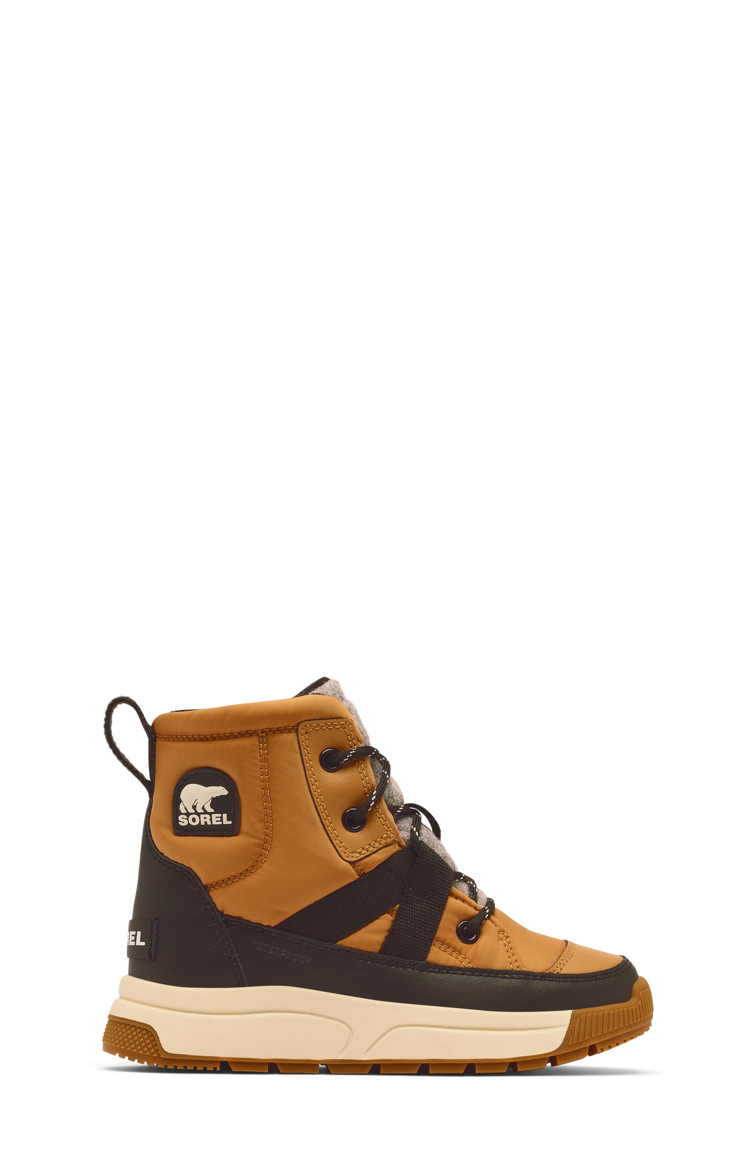 Kids' Whitney III Waterproof Mid Boot, Alternate, color, TAWNY BUFF/ BLACK