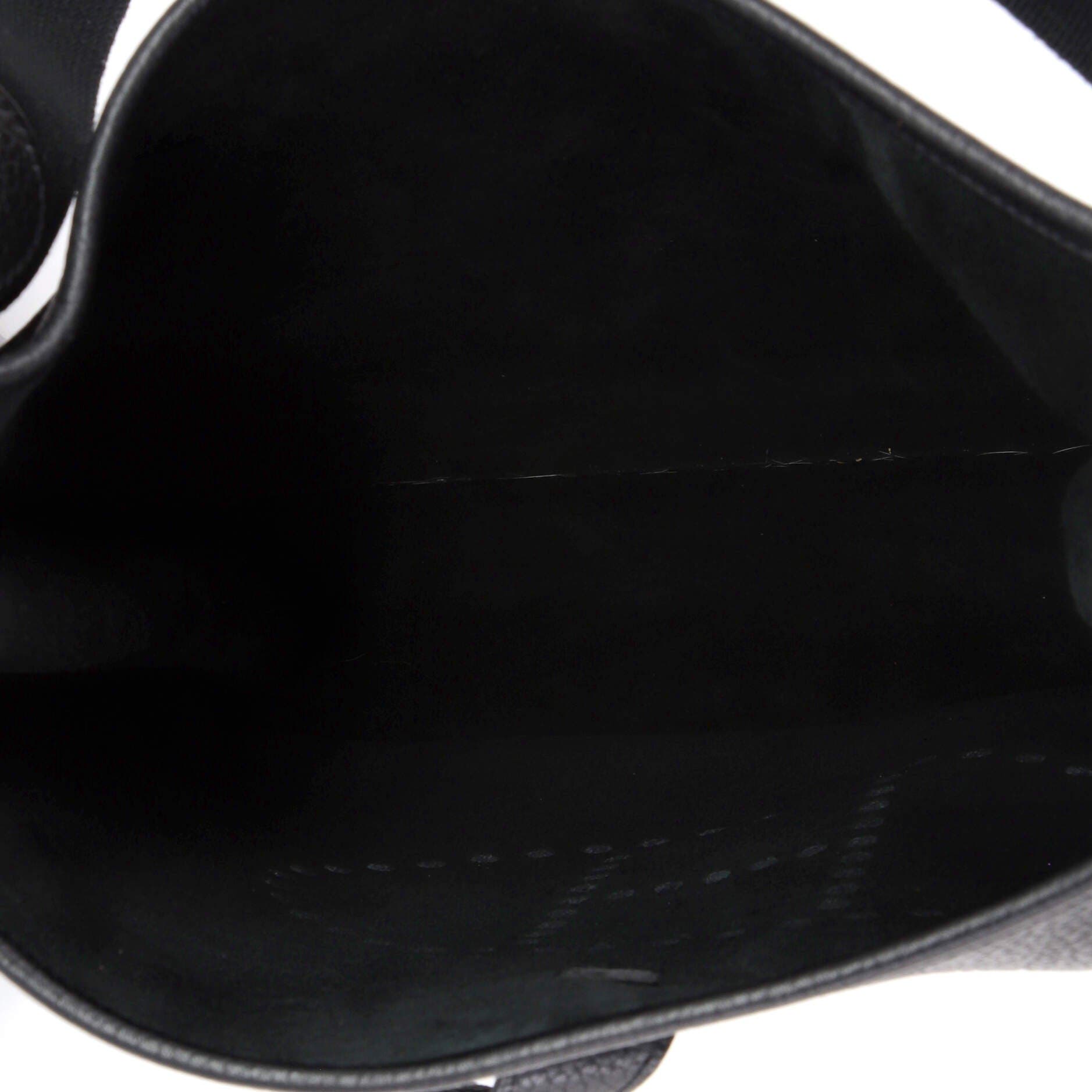 Pre-Owned Hermes Evelyne Bag Gen II Clemence GM, Alternate, color, Noir