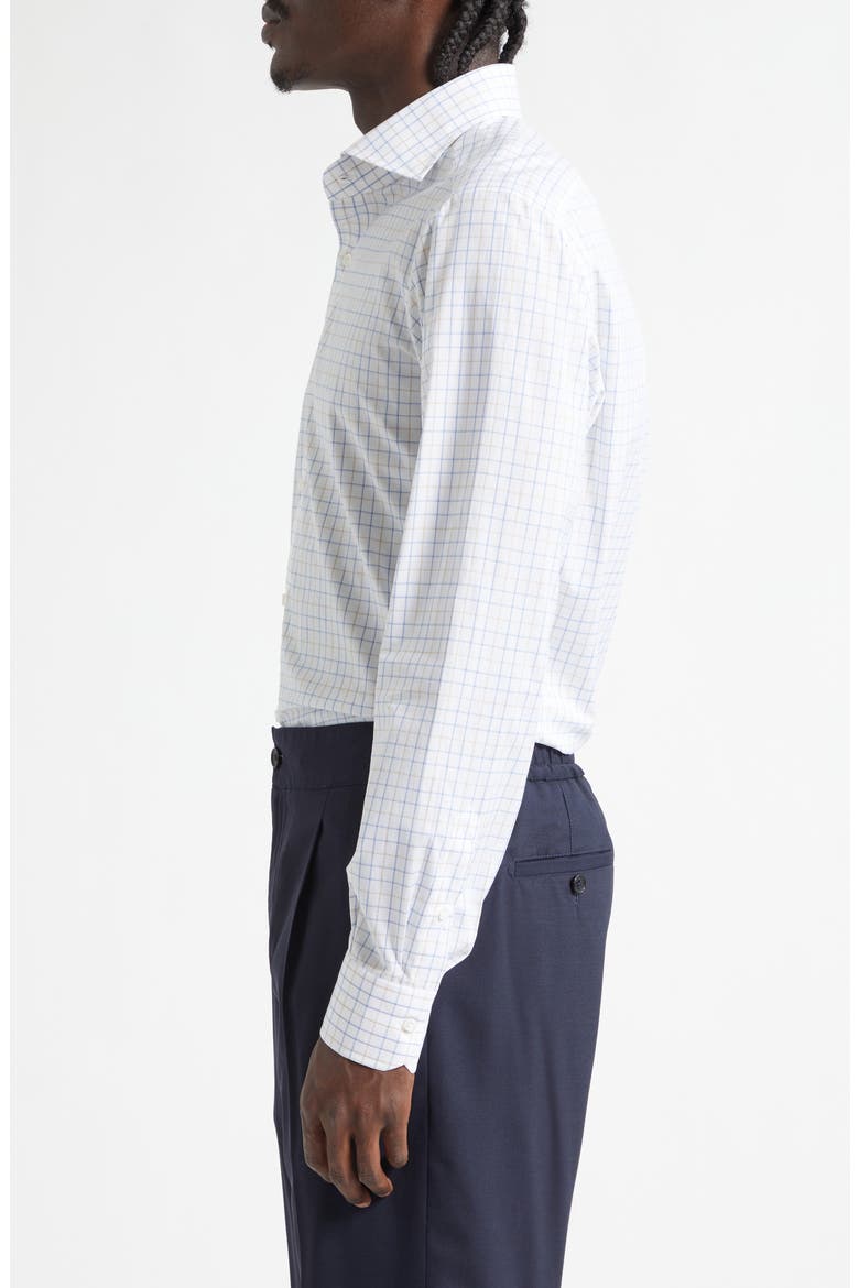 Check Button-Up Shirt, Alternate, color, WHITE MULTI