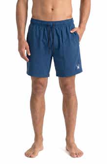 Ripstop Texture Volley Swim Shorts