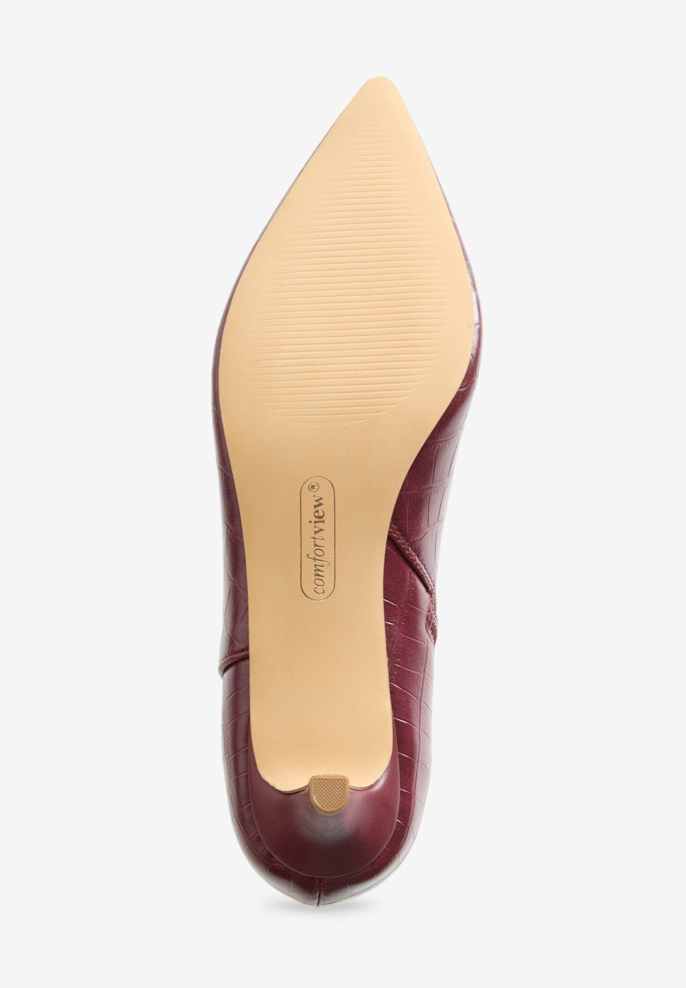 The Meredith Bootie, Alternate, color, BERRY CROCO
