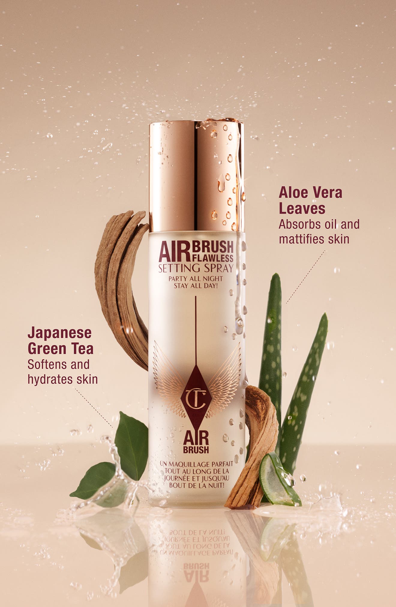 Увлажняющий водостойкий спрей-фиксатор Charlotte Tilbury Airbrush Flawless — фото 7