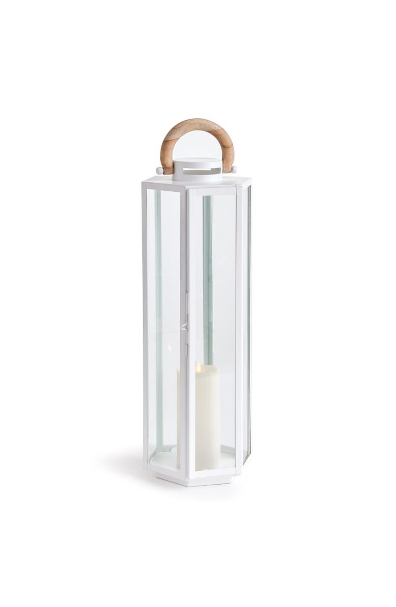 Napa Home & Garden Dockside Outdoor Lantern, Main, color, White