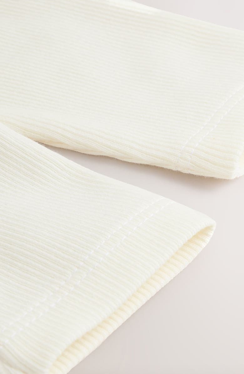 NEXT Long Sleeve Bodysuit & Heart Print Overalls Set, Alternate, color, Purple