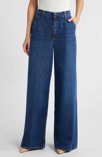 FRAME The High Waist Wide Leg Trouser Jeans