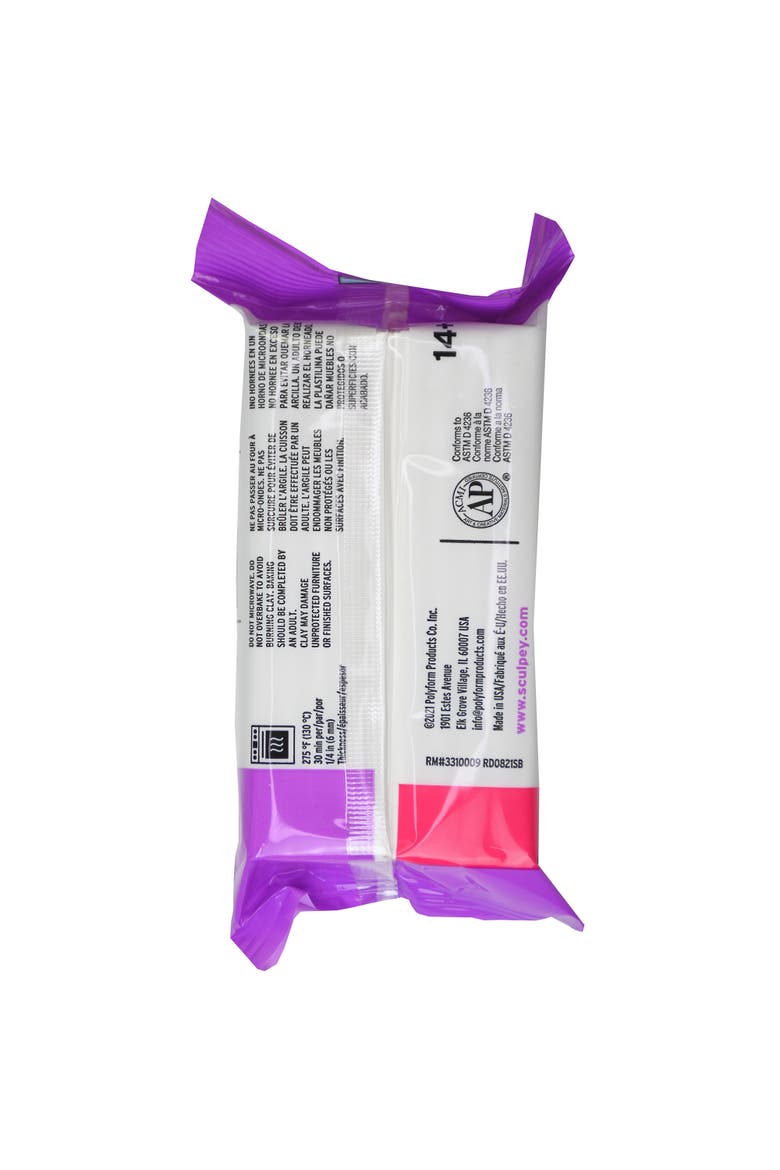 Black 1lb Bar, Polymer OvenBake Clay, Non Toxic, Alternate, color, Black