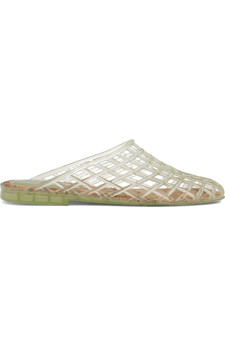 MIA Sophie Clear Woven Mule, Alternate, color, Pistachio