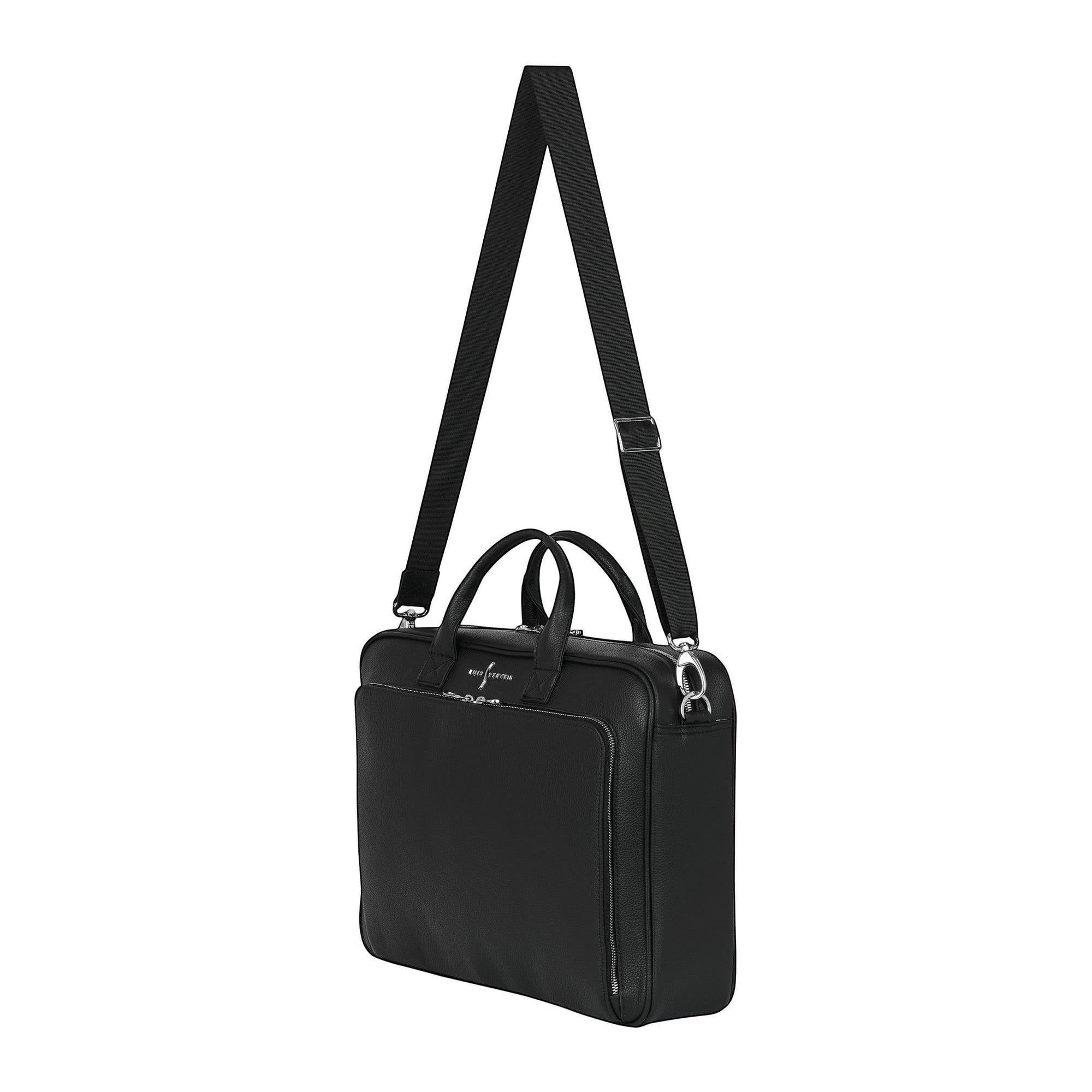 Laptop Briefcase, Alternate, color, Black