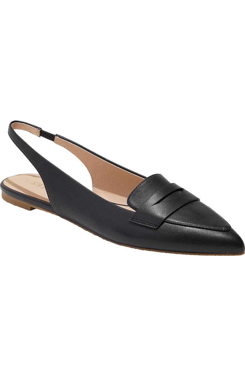 Jack Rogers Pennie Slingback Pointed Toe Flat, Main, color,