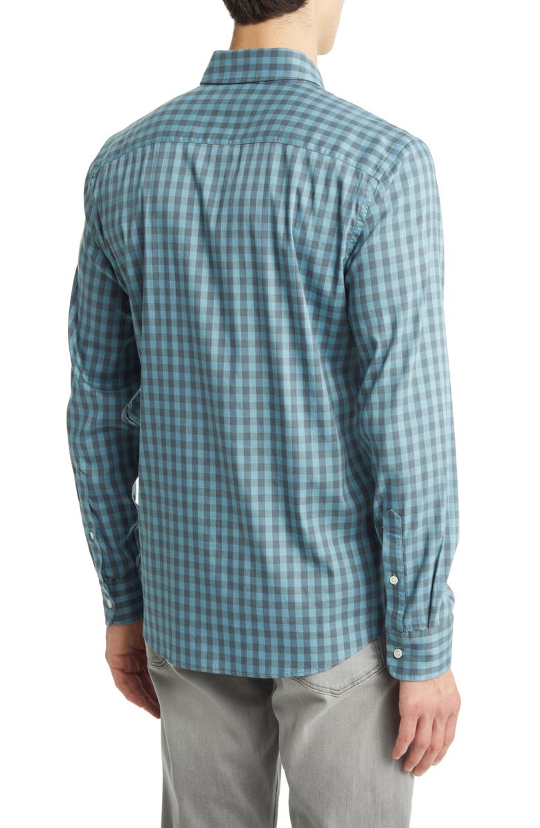 Faherty Movement Gingham Check Button-Up Shirt, Alternate, color,