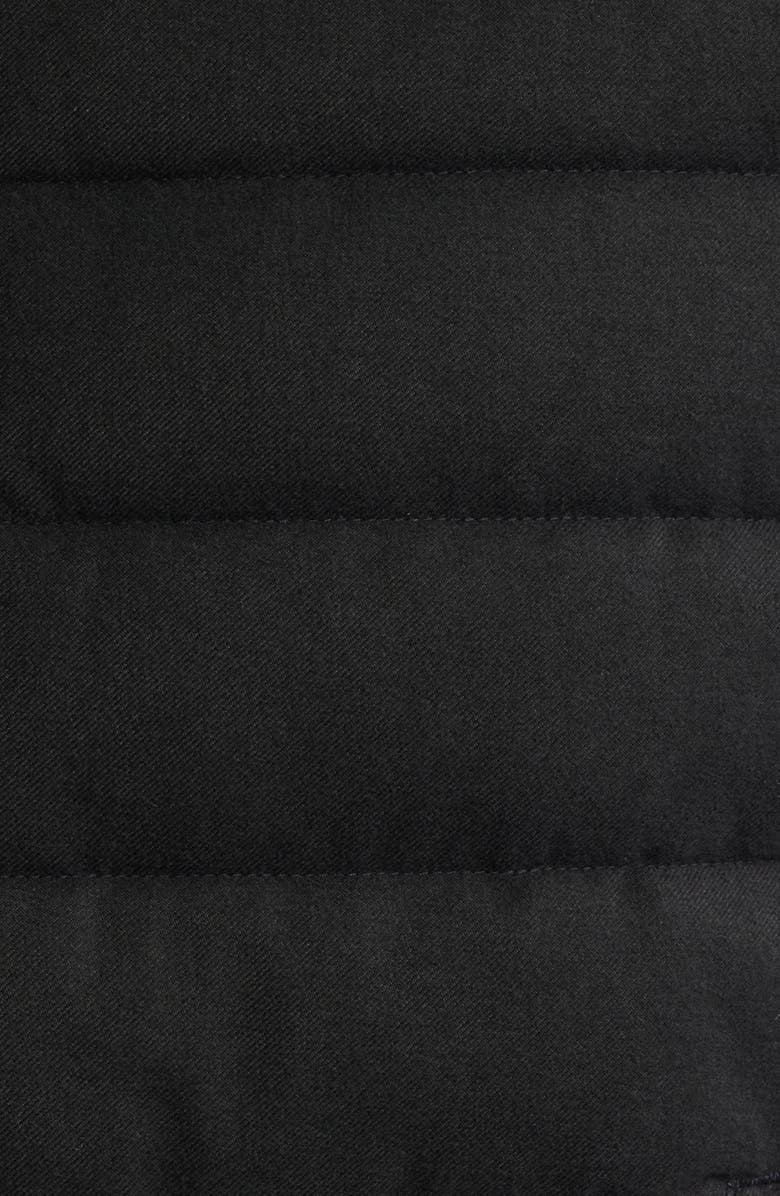 Save The Duck Gio Mixed Media Hybrid Jacket, Alternate, color, Black