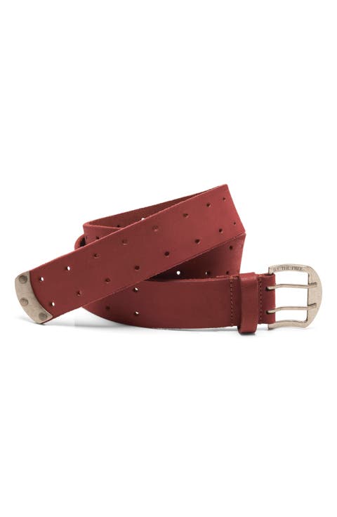 WTF Double Cross Leather Belt
