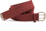 Free People WTF Double Cross Leather Belt