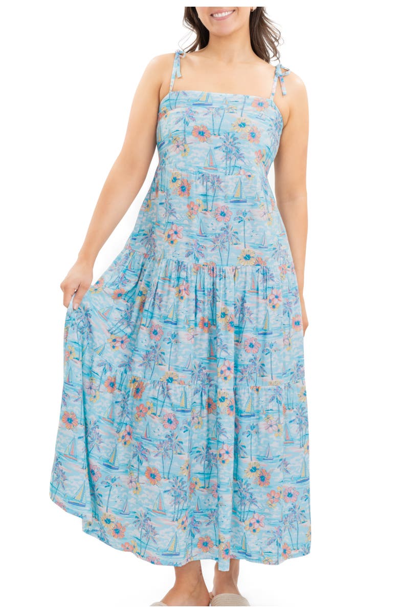 Kenny Flowers The BVIs - Resort Dress, Main, color, Light Blue