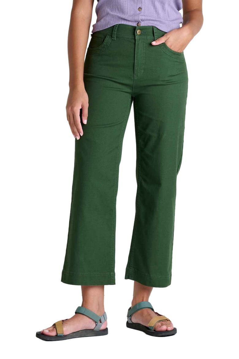 Earthworks Wide Leg Pant, Main, color, Epidote