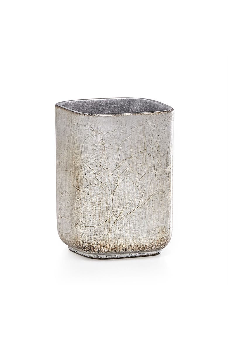 Ava Silver Brush Holder, Main, color, SILVER
