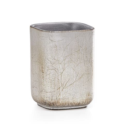 Ava Silver Brush Holder
