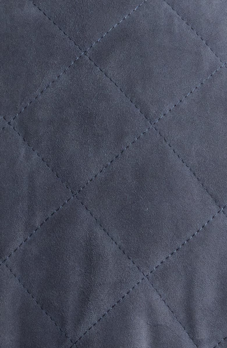 Peter Millar Essex Quilted Water Resistant Suede Vest, Alternate, color, 