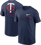 Nike Men's Nike Navy Minnesota Twins Over the Shoulder T-Shirt