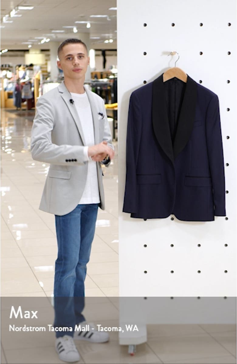 Slim Fit Wool Dinner Jacket, sales video thumbnail