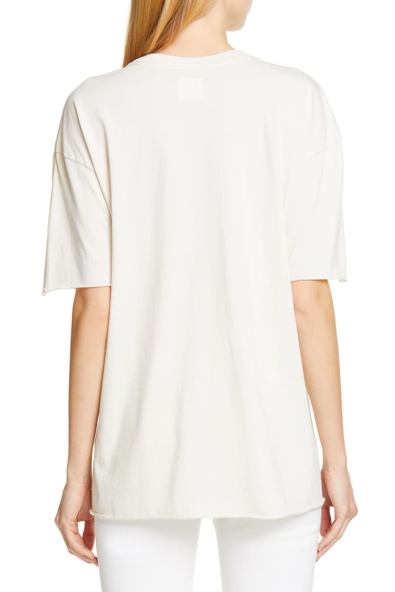 Blessed Distressed Tee, Alternate, color, WHITE