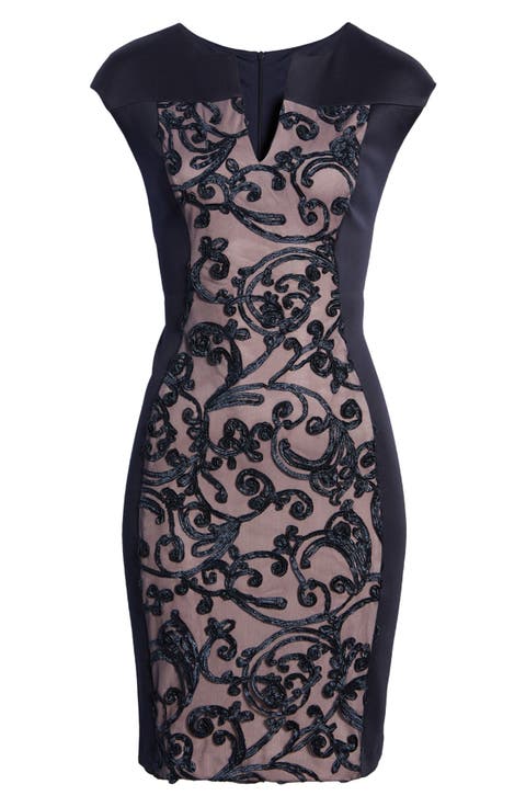 Soutache Panel Dress