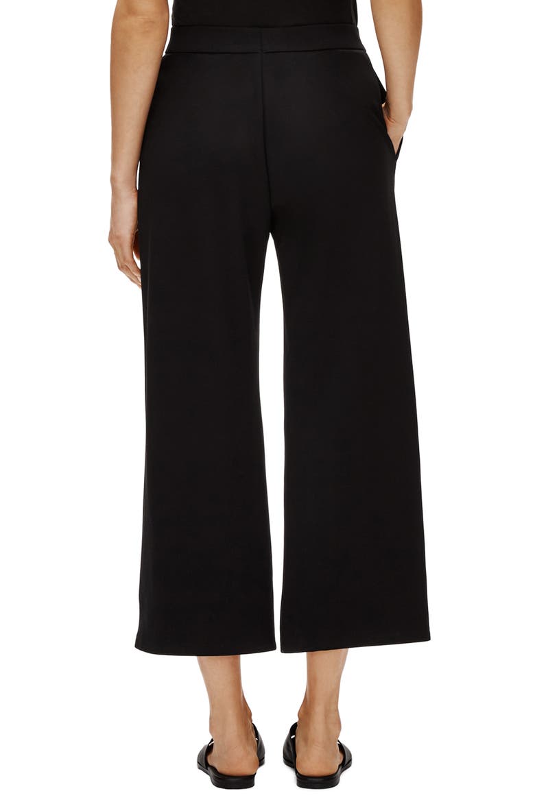 Crop Wide Leg Pants, Alternate, color, BLACK