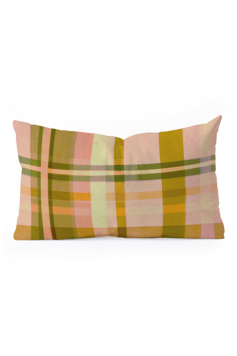 Alisa Galitsyna Colorful Plaid Lumbar Throw Pillow, Main, color, MULTI