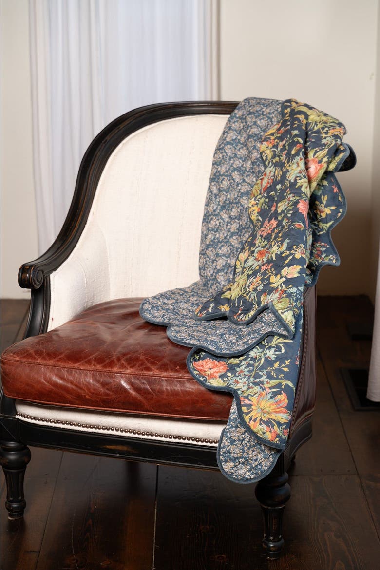 Eternal Rose Throw, Navy, Alternate, color, Navy
