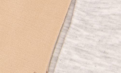 Felina Assorted 6-pack Super No-show Socks In Beige Multi