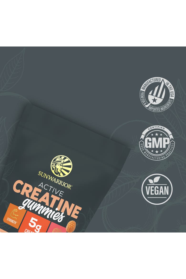 Active Creatine Gummies, 90ct Pouch, Alternate, color, Peach