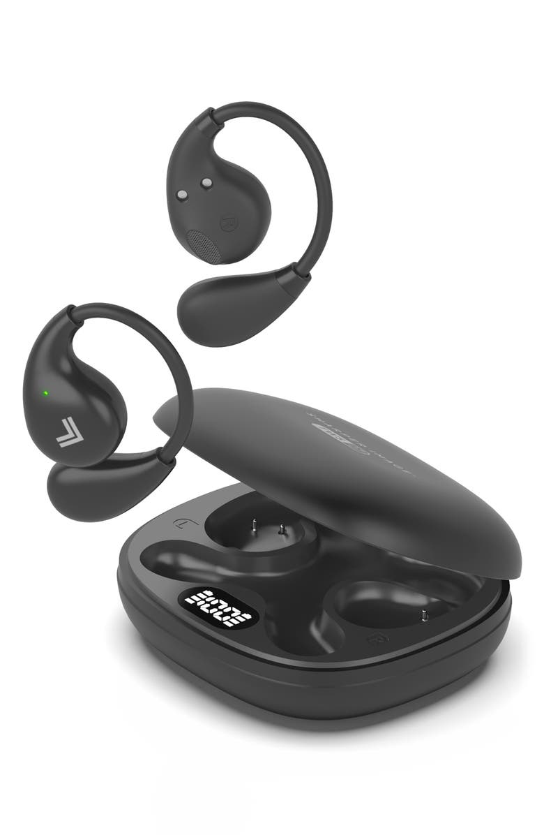 Sharper Image Wing Tone Open Ear Wraparound True Wireless Earbuds, Alternate, color, 