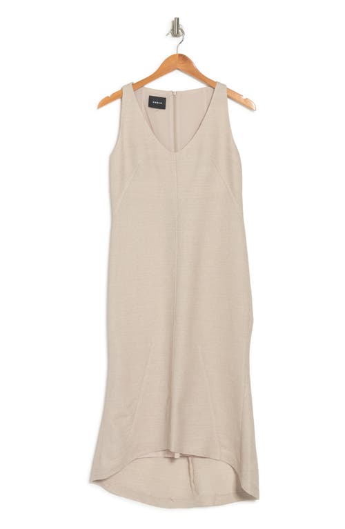 Akris V-neck Asymmetrical Hem Sleeveless Dress
