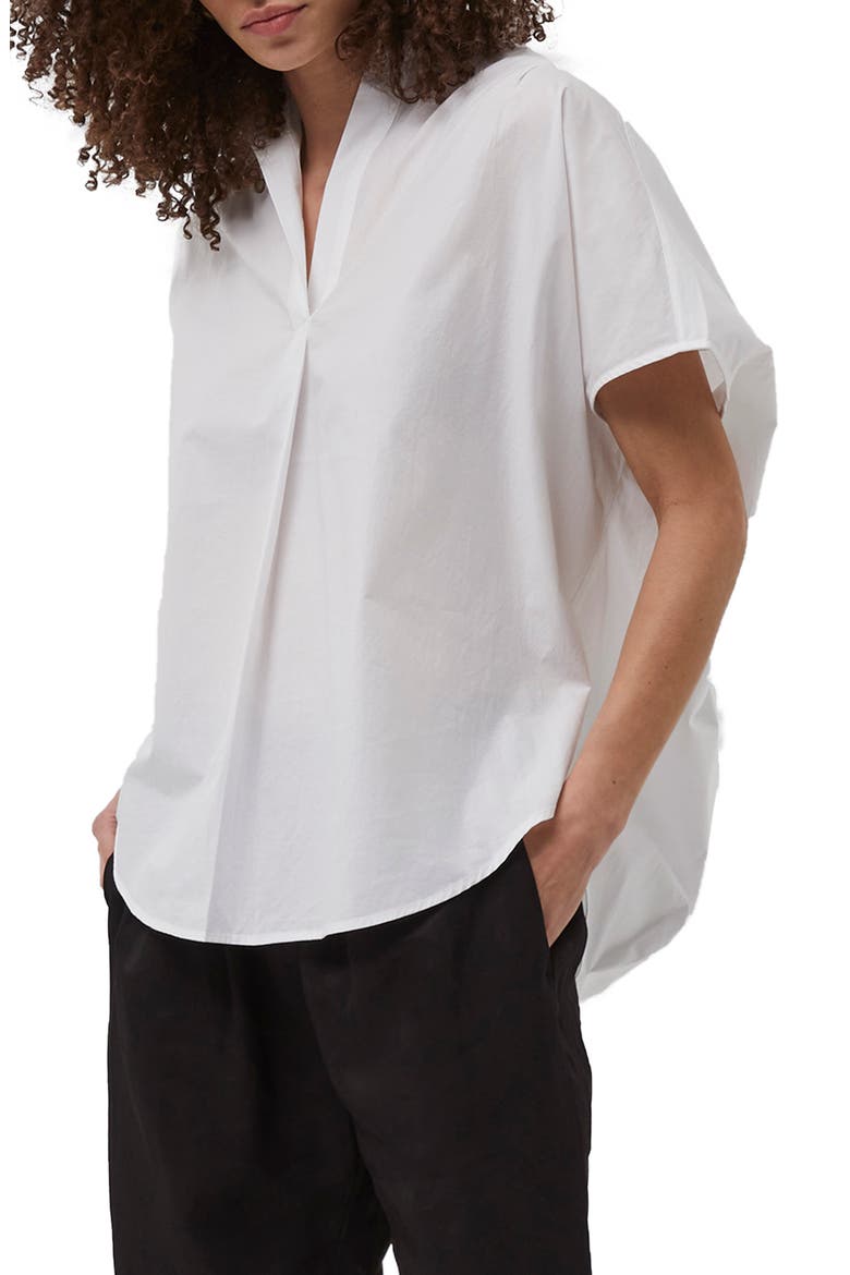 Cele Rhodes Cotton Blouse, Main, color, WHITE