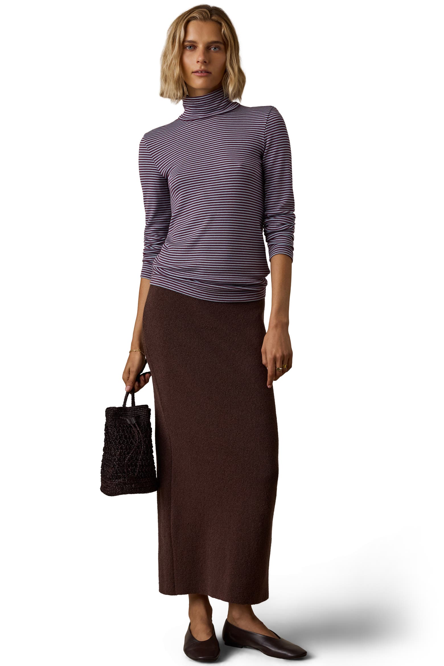 Cider Colour Code Faherty Featherweight Freestyle Turtleneck Top (Women) | Nordstrom