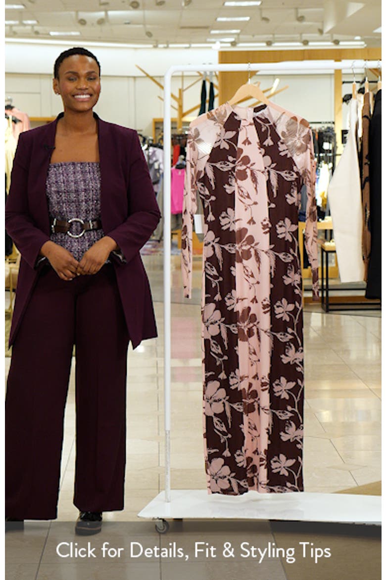Bellatrix Long Sleeve Body-Con Maxi Dress video