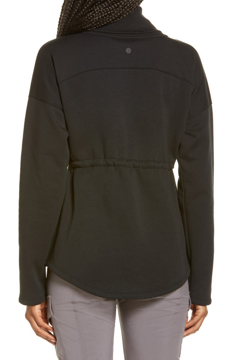Women's Amazing Cinch Waist Pullover, Alternate, color, BLACK