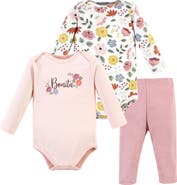 Hudson Baby Cotton Bodysuit and Pant Set