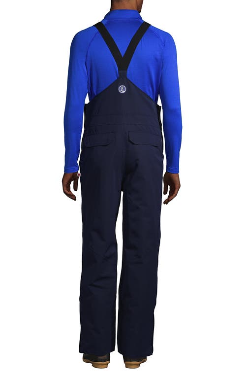 Lands' End Expedition Winter Bib Snow Pants In Blue