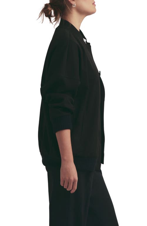Favorite Daughter The Varsity Bomber Jacket In Black