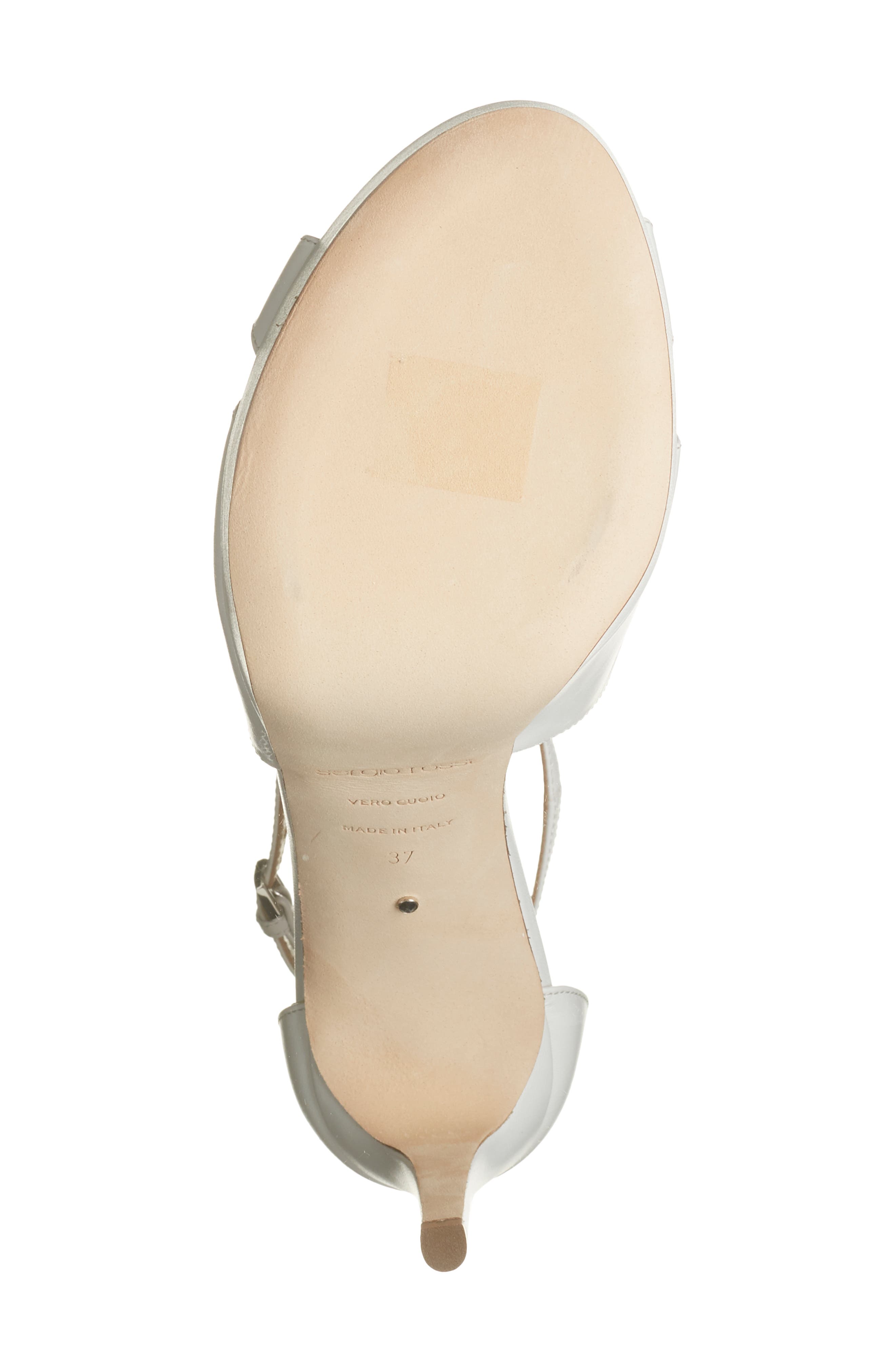 Sergio Rossi Gydda Bridal Platform Sandal, Alternate, color, 