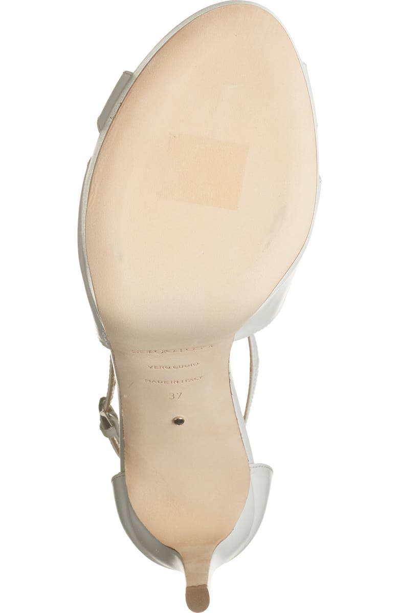 Sergio Rossi Gydda Bridal Platform Sandal, Alternate, color,