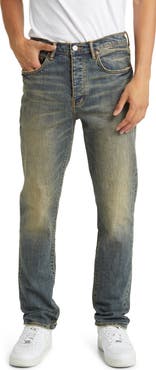 PURPLE BRAND Aged Straight Leg Jeans