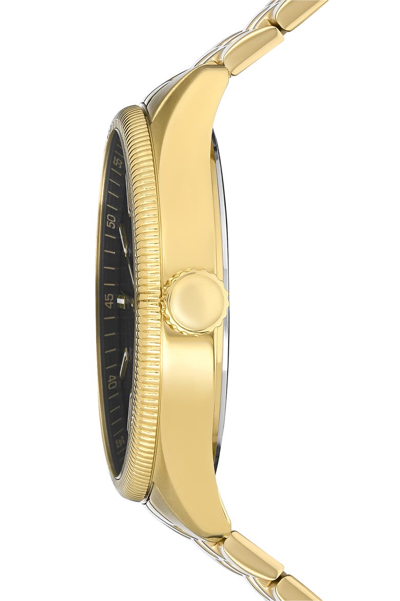 Colonne Bracelet Watch, 45mm, Alternate, color, IP YELLOW GOLD